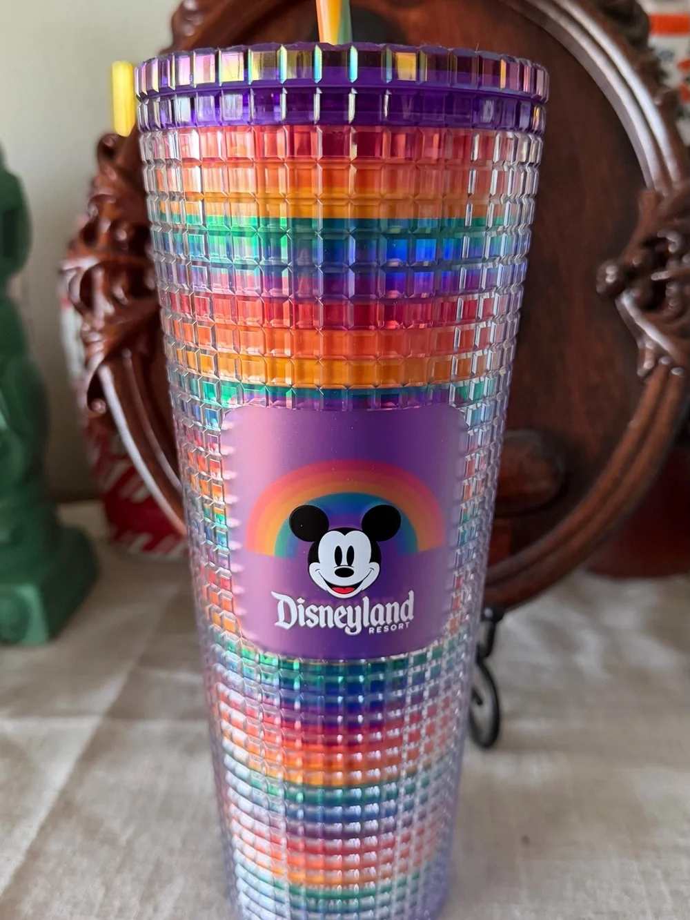 Starbucks vibrant rainbow